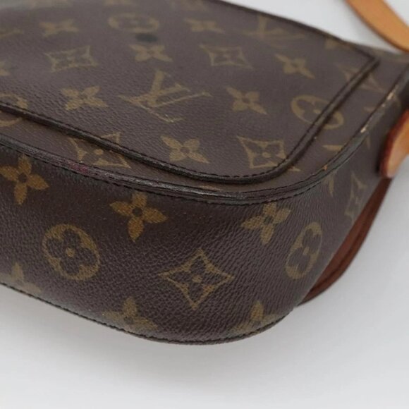 LOUIS VUITTON Monogram Saint Cloud MM Shoulder Bag M51243 LV Auth BA4400 - Picture 3 of 16